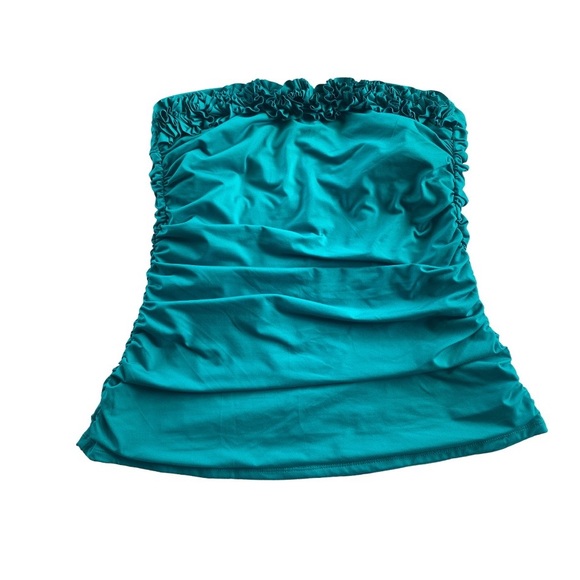 Kenneth Cole Ruched Ruffle Tankini Swimsuit - Picture 7 of 10